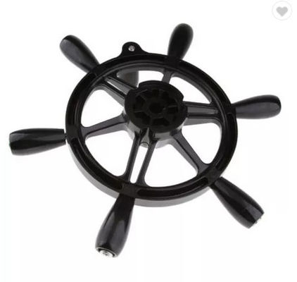 380mm 10FT Aluminum Steering Wheel , 15 Inch Boat Steering Wheel