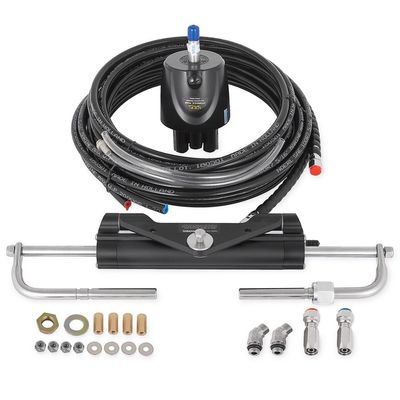 350hp Stainless Steel 8m Mechanical Boat Steering System Outboard Motor Hydraulic Steering Kit