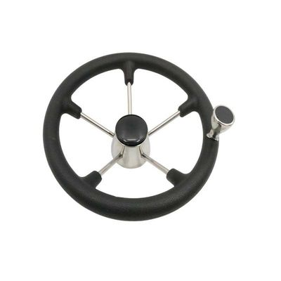 ISO9001 13.5inches Shaft Marine Aluminum Boat Steering Wheels Red